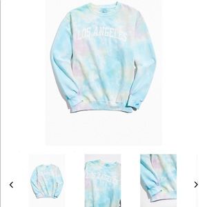 Los Angeles tie dye sweatshirt